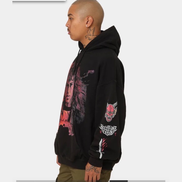 Goat Crew Stranger Things Eddie Munson Vintage Hoodie Limited Edition - Picture 4 of 7